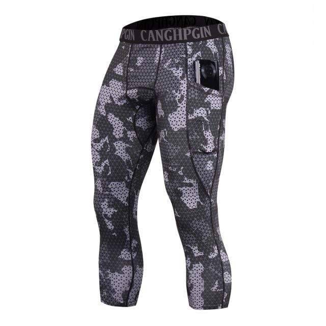 Men's Compression Leggings for Performance – Capri Length