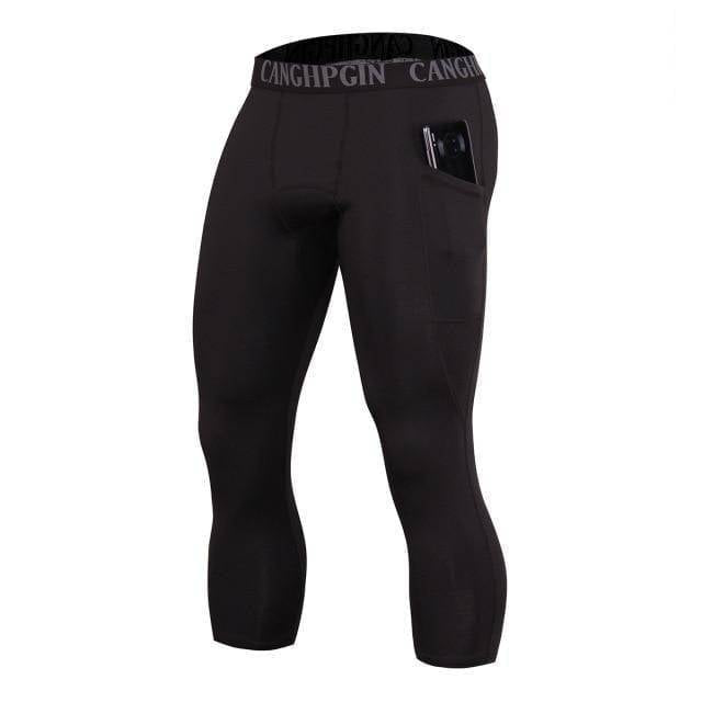 Men's Compression Leggings for Performance – Capri Length