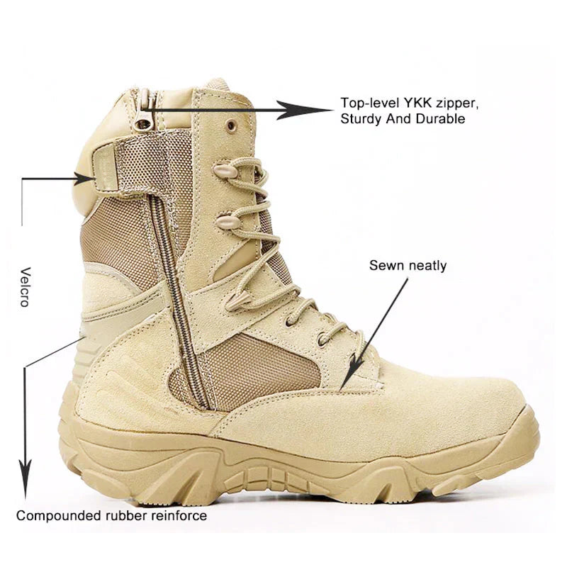 Tactical Combat Boots for Men – Sturdy Footwear for Outdoor Activities