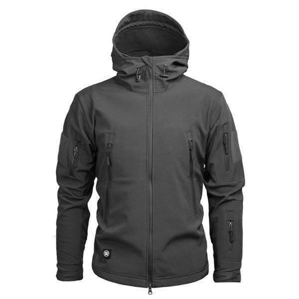 Tactical Outdoor Jacket for Men - Camouflage Fleece Design