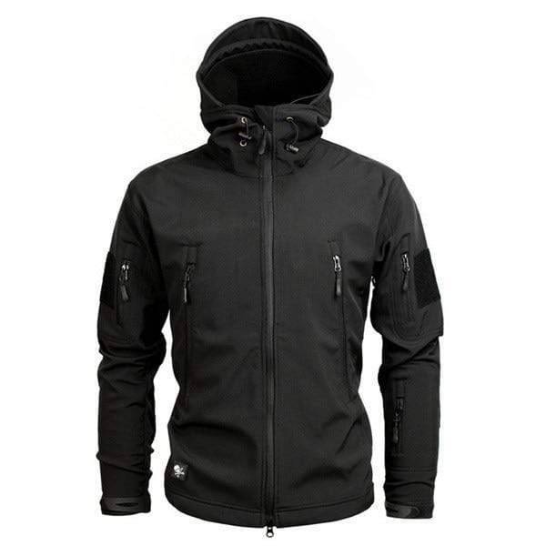 Tactical Outdoor Jacket for Men - Camouflage Fleece Design