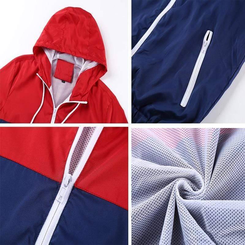 Outdoor Jacket for Men - Camouflage Windbreaker