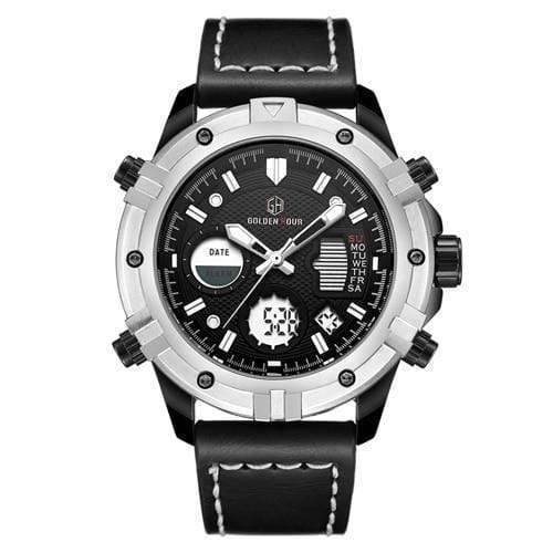 Military Style Quartz Watch for Men – Waterproof Digital Timepiece