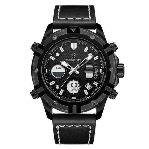Military Style Quartz Watch for Men – Waterproof Digital Timepiece