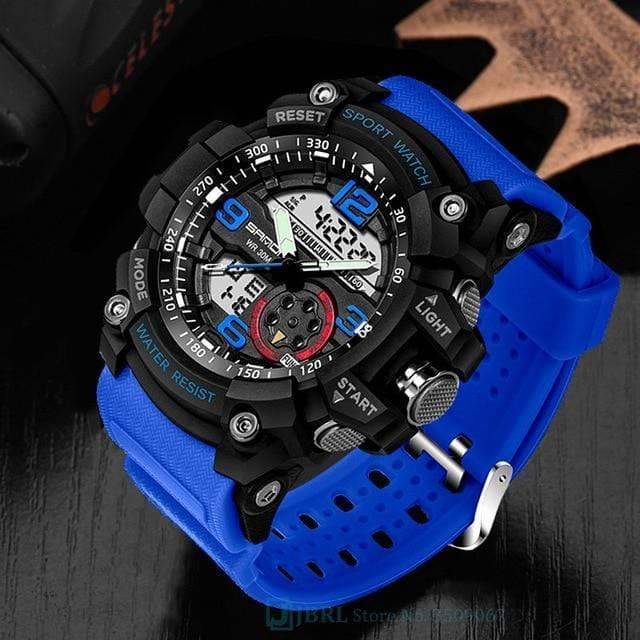 Outdoor Sports Watch for Men with Dual Display – Durable Design