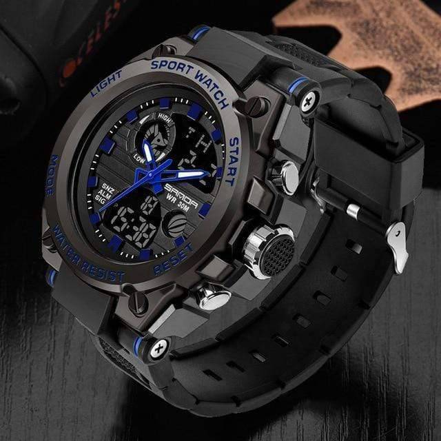 Outdoor Sports Watch for Men with Dual Display – Durable Design