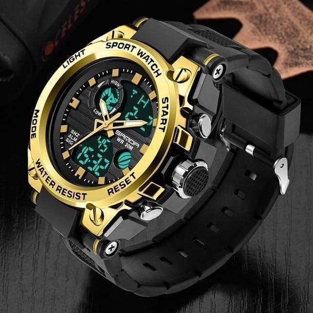 Outdoor Sports Watch for Men with Dual Display – Durable Design