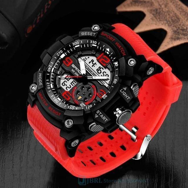 Outdoor Sports Watch for Men with Dual Display – Durable Design