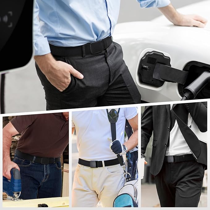 Durable Canvas Belt for Men with Quick-Release Closure