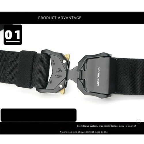 Tactical Military Belt for Men – Heavy Duty with Quick Release Buckle