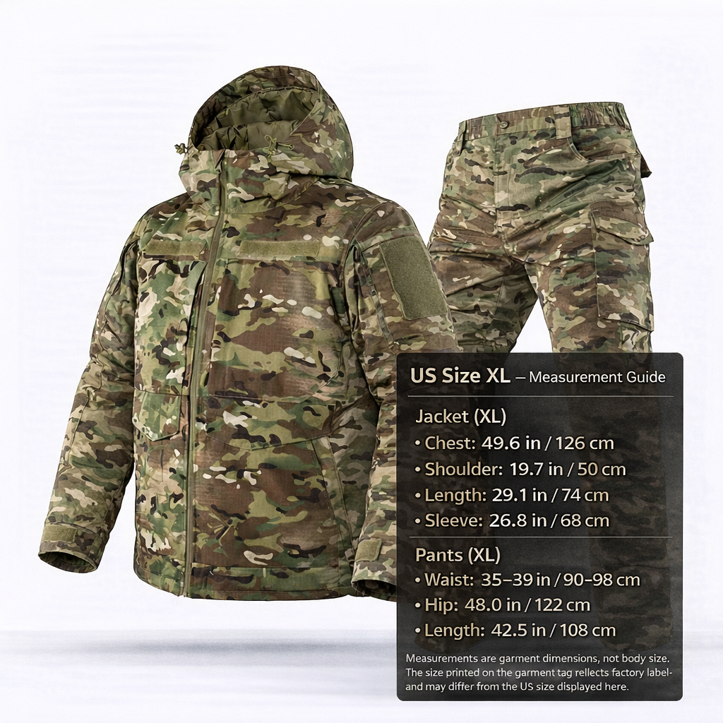 Camo Insulated Hoodie Set for Men – Hunting and Work Wear