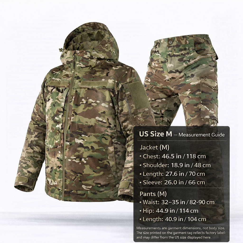 Camo Insulated Hoodie Set for Men – Hunting and Work Wear