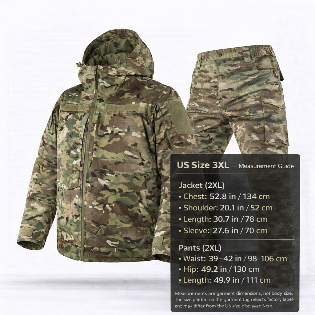 Camo Insulated Hoodie Set for Men – Hunting and Work Wear