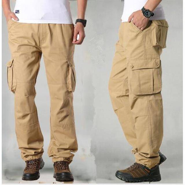 Tactical Cargo Pants for Men - Loose Fit and Durable Design