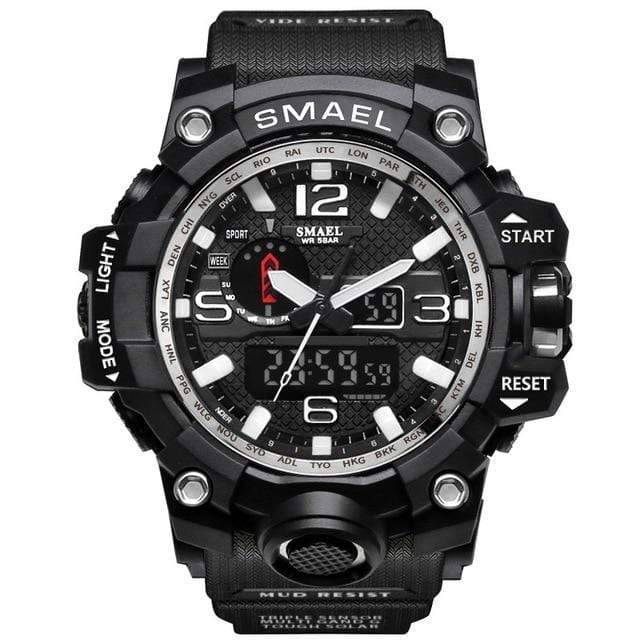 Dual Display Analog and Digital Watch for Men - Military Style