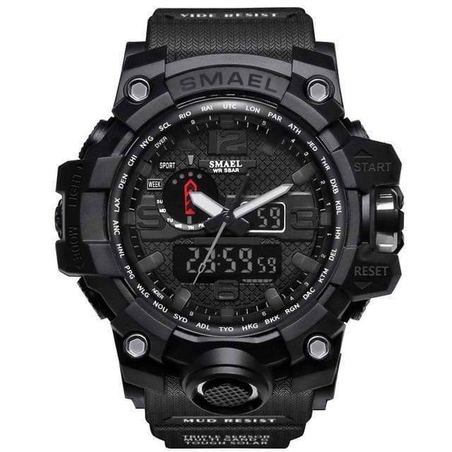 Dual Display Analog and Digital Watch for Men - Military Style