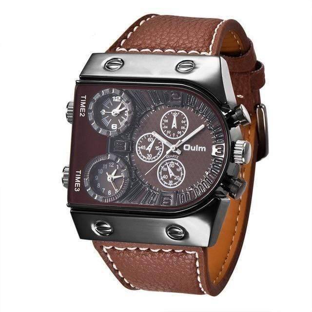 Military Watch for Men with Multiple Time Zones