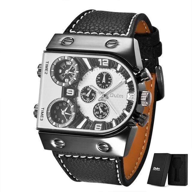 Military Watch for Men with Multiple Time Zones
