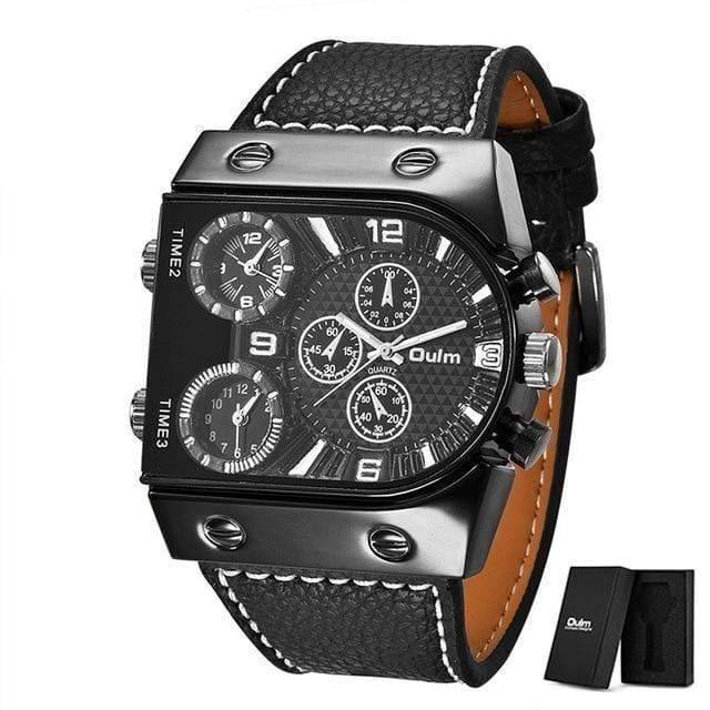 Military Watch for Men with Multiple Time Zones