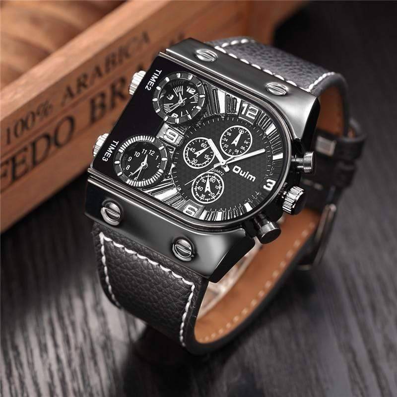 Military Watch for Men with Multiple Time Zones