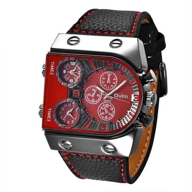 Military Watch for Men with Multiple Time Zones