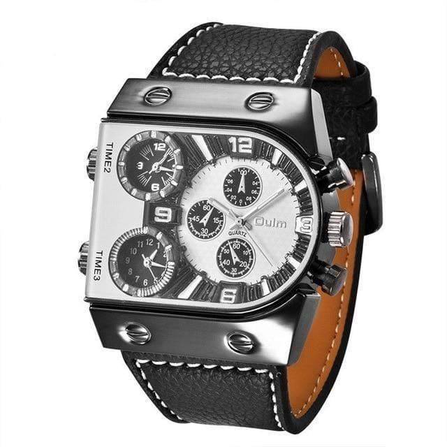 Military Watch for Men with Multiple Time Zones