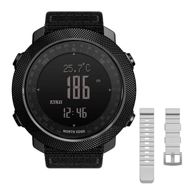 Digital Compass Watch for Men with Altimeter for Outdoor Use