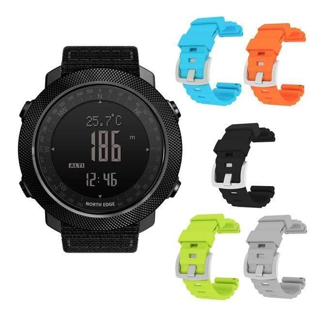 Digital Compass Watch for Men with Altimeter for Outdoor Use