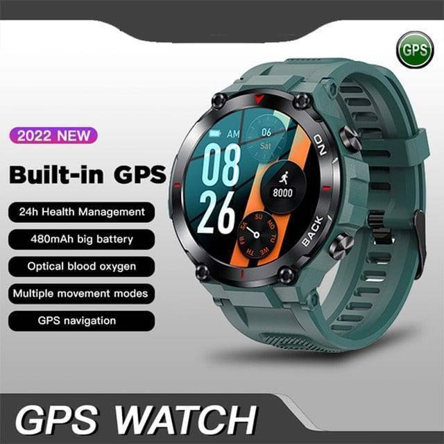 Multifunctional Fitness Tracker for Men - Outdoor GPS Smartwatch