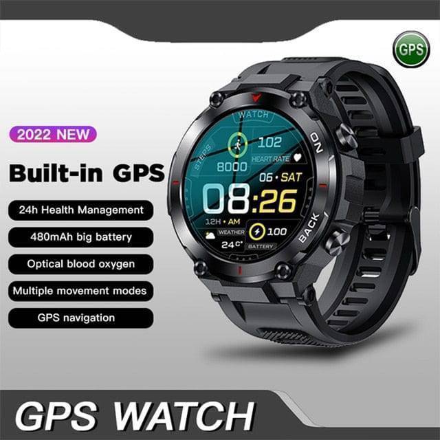 Multifunctional Fitness Tracker for Men - Outdoor GPS Smartwatch