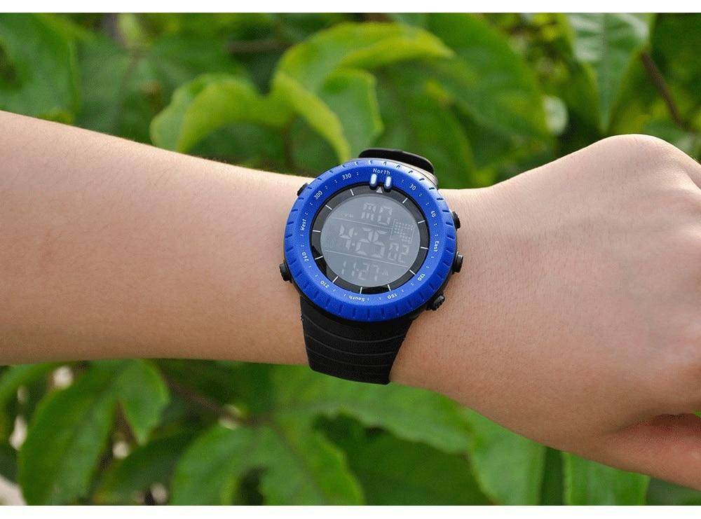 Digital Altimeter Watch for Men's Outdoor Sports