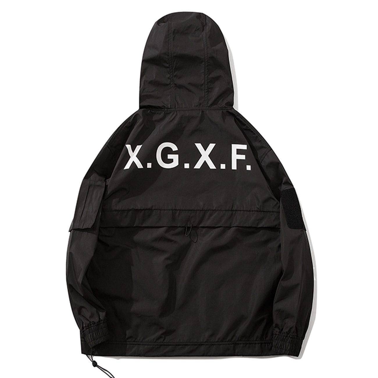 Outdoor Tactical Jacket for Men with Hood and Cargo Pockets