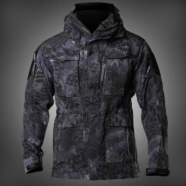 Men's Hooded Jacket for Outdoor Tactical Use
