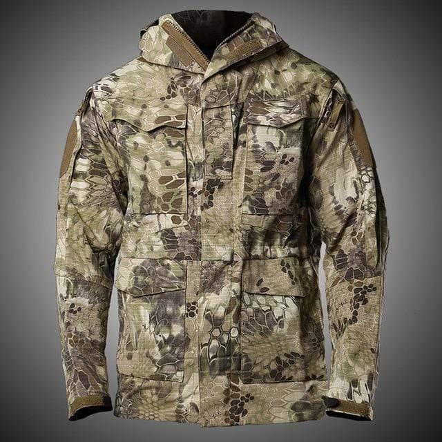 Men's Hooded Jacket for Outdoor Tactical Use