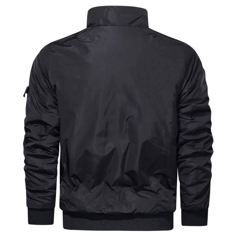 Men's Tactical Bomber Jacket for Outdoor Activities - Windbreaker