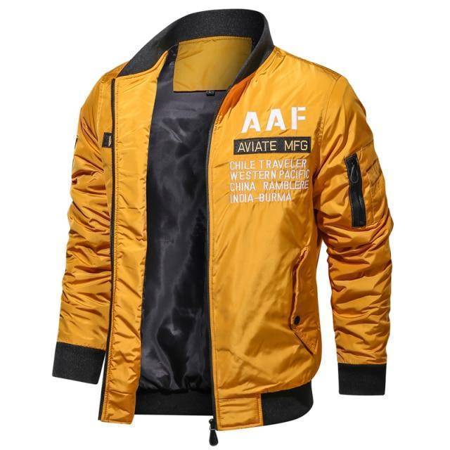 Men's Tactical Bomber Jacket for Outdoor Activities - Windbreaker