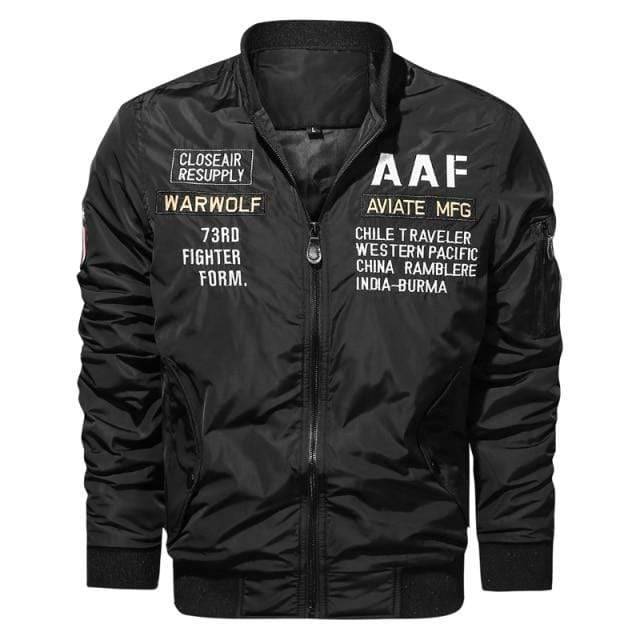 Men's Tactical Bomber Jacket for Outdoor Activities - Windbreaker