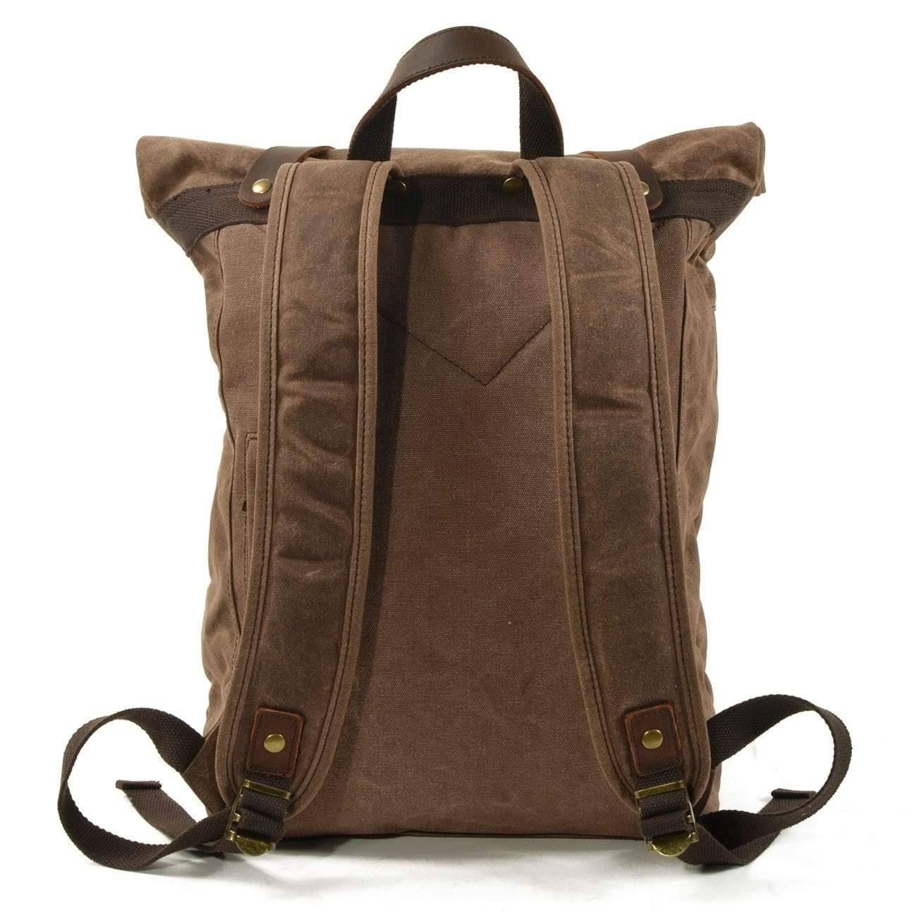 Outdoor Survival Shoulder Backpack for Men – Waterproof Retro Style