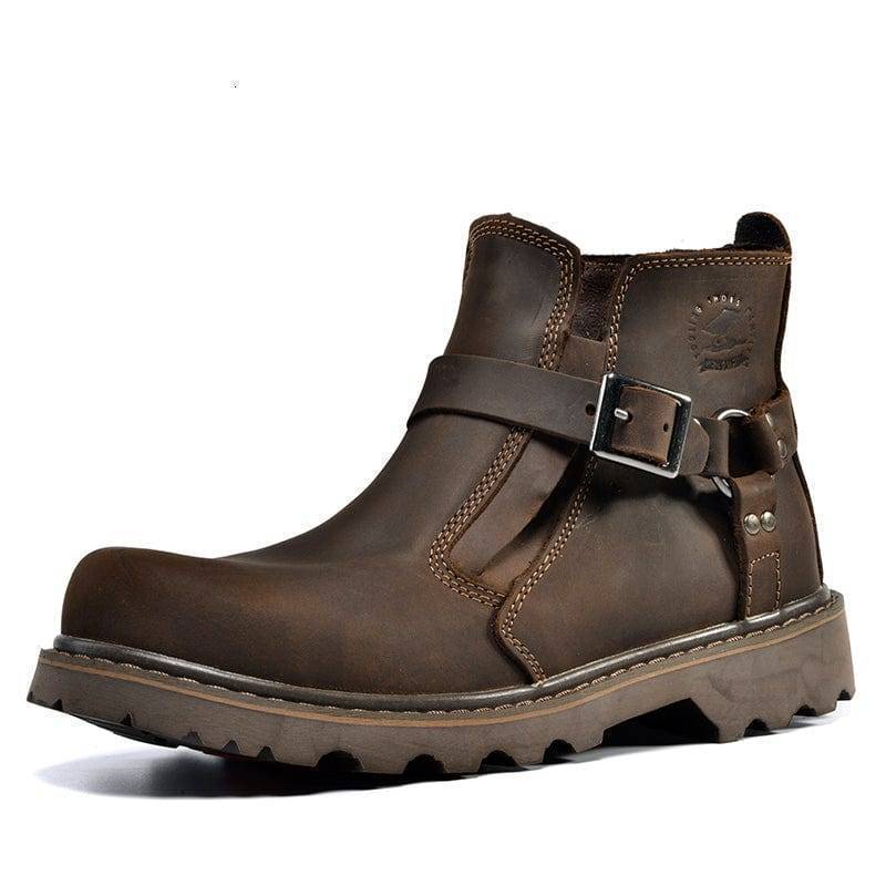 Men's Durable Vintage Leather Military Boots