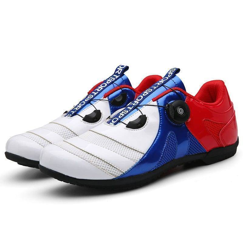 Flat Cycling Shoes for Men with SPD Rubber Sole