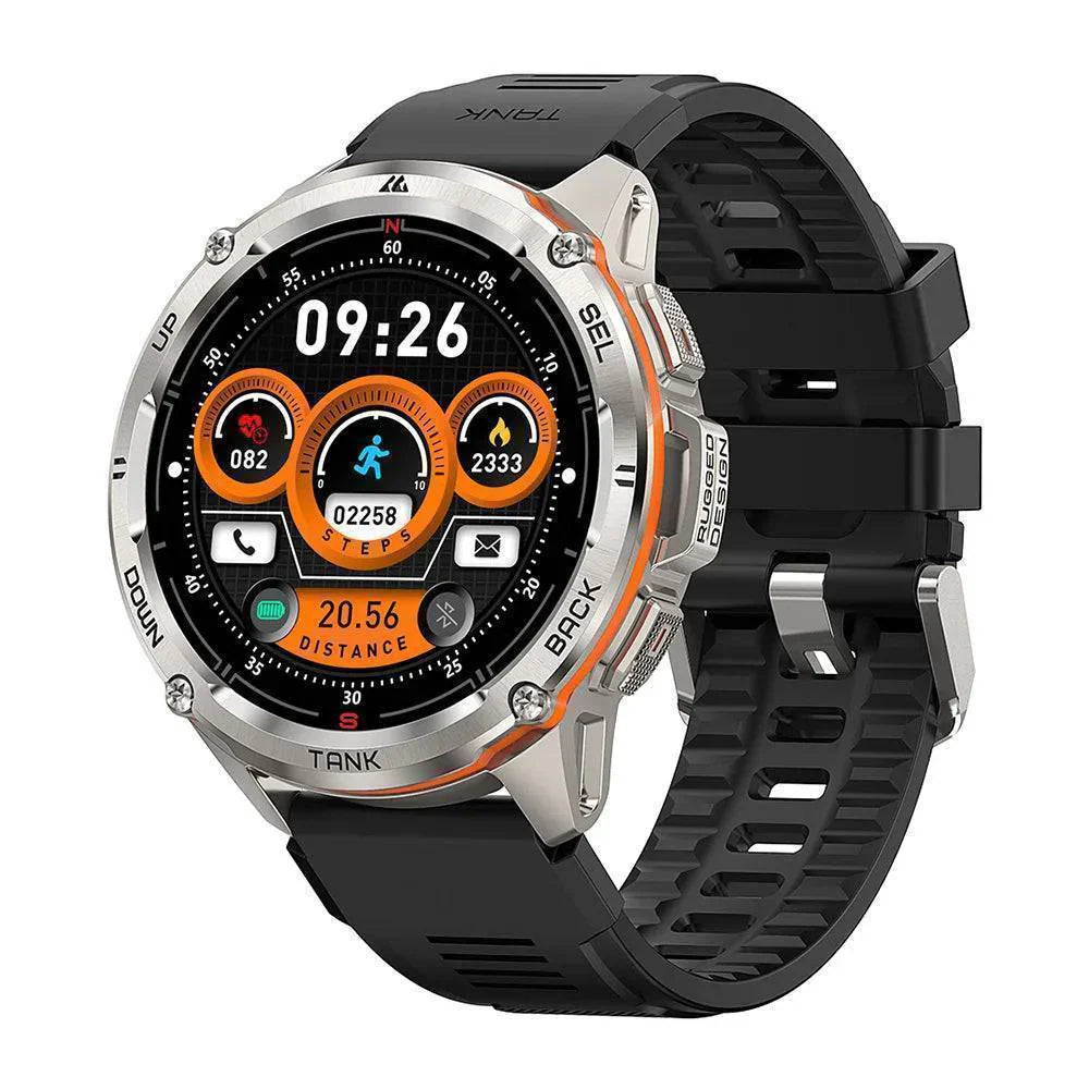 Rugged Fitness Tracker with GPS and AMOLED Display for Men