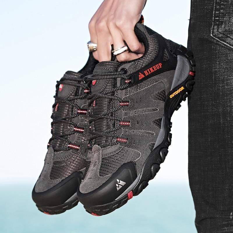 Outdoor Tactical Sneakers for Men in Suede Leather