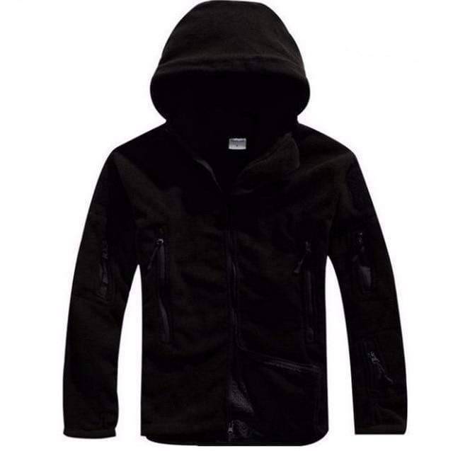 Outdoor Tactical Jacket for Men – Thermal Fleece Insulation