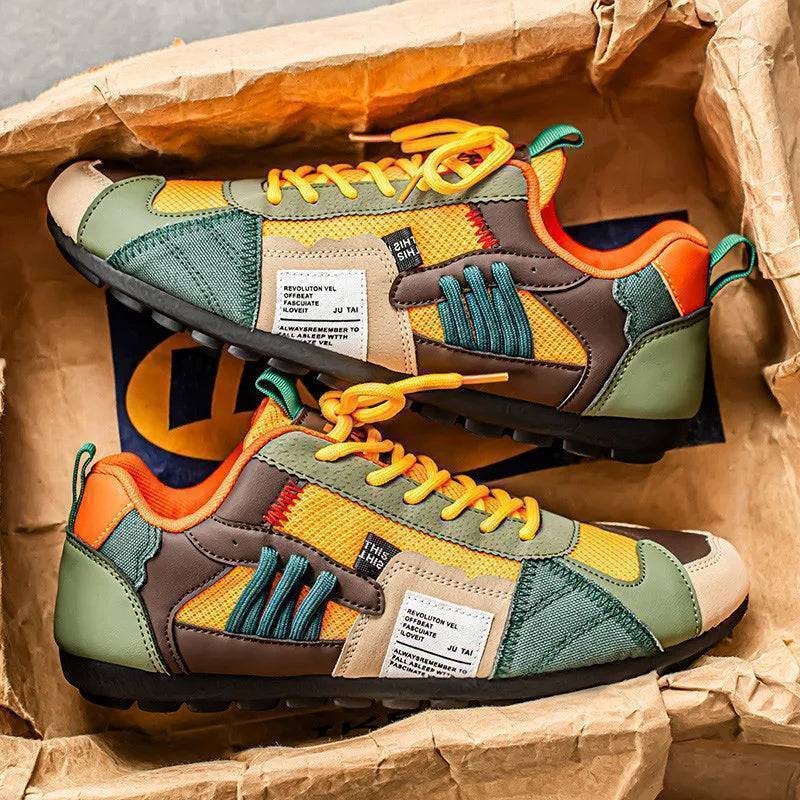 Casual Fashion Sneakers for Men - Breathable Urban Street Shoes