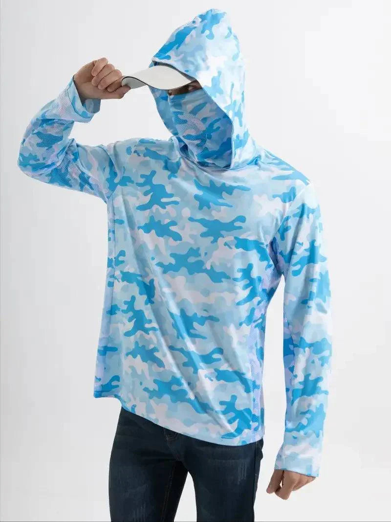 Quick Dry Performance Shirt for Men - UV Protection Hoodie
