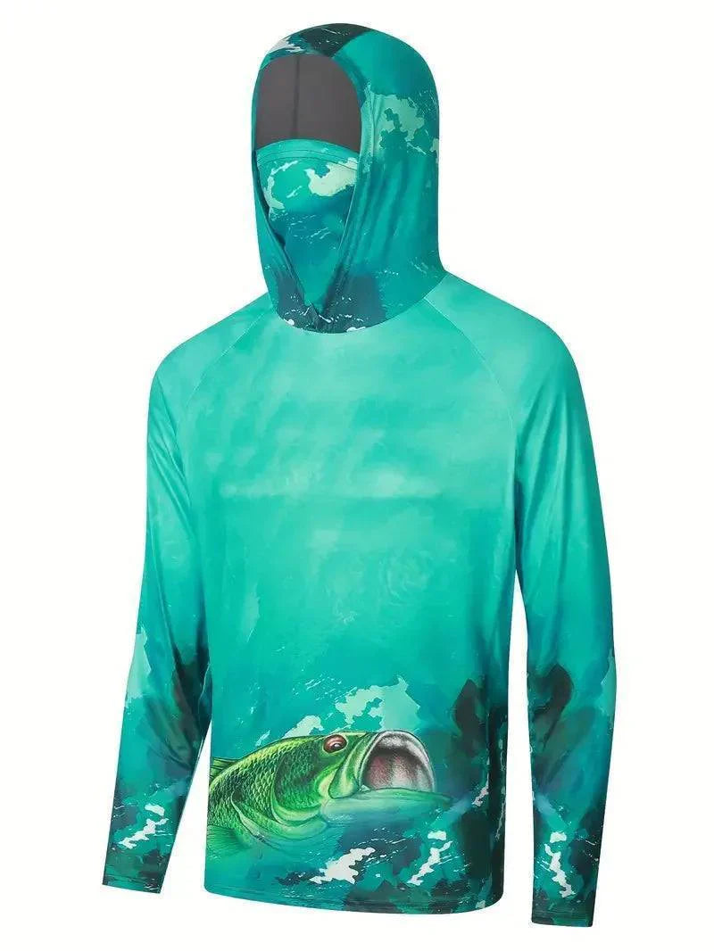Quick Dry Performance Shirt for Men - UV Protection Hoodie