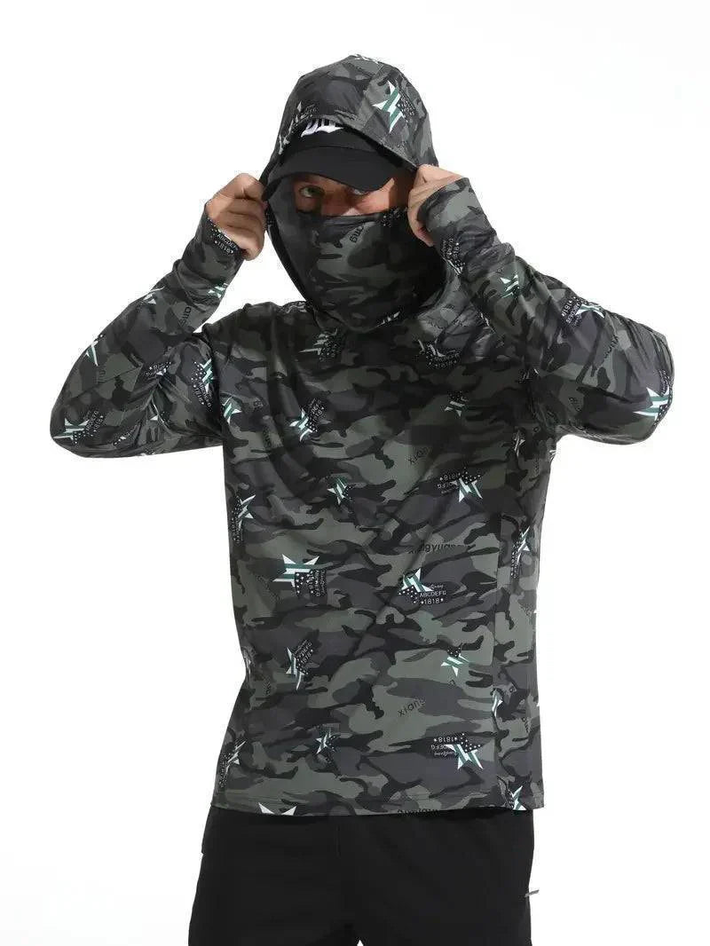 Quick Dry Performance Shirt for Men - UV Protection Hoodie