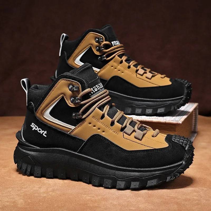 Waterproof Hiking Sneakers for Men - Outdoor Safety Footwear