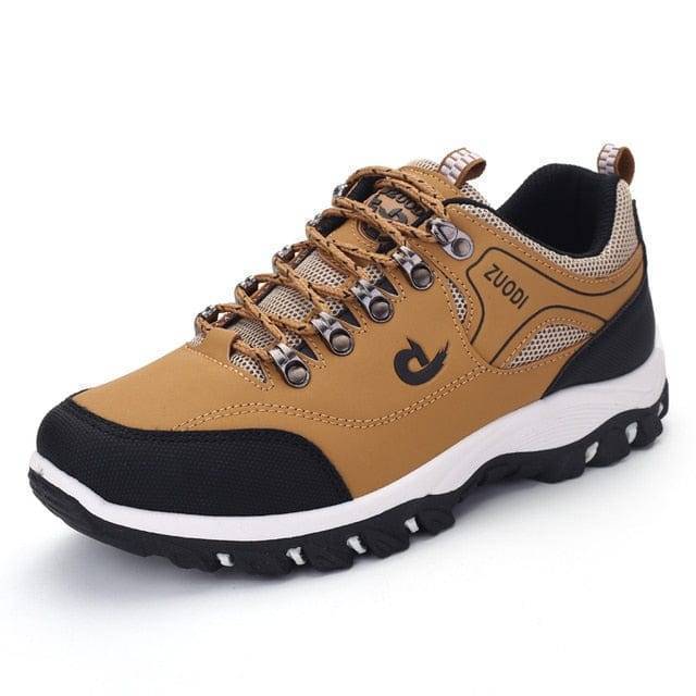 Outdoor Leather Hiking Footwear for Men – Waterproof Design