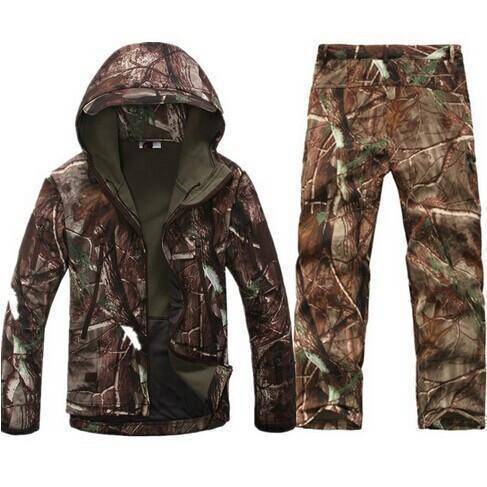 Water-Resistant Tactical Hunting Jacket and Pants for Men